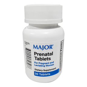 Major Prenatal Vitamin Supplement, 30 tablets - 00904531346 - LL Medico