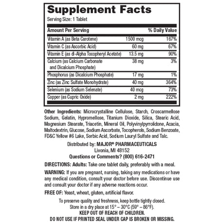 Major Prosight Omega - 3 Fish Oil Supplement, 60 tablets - 00904773552 - LL Medico