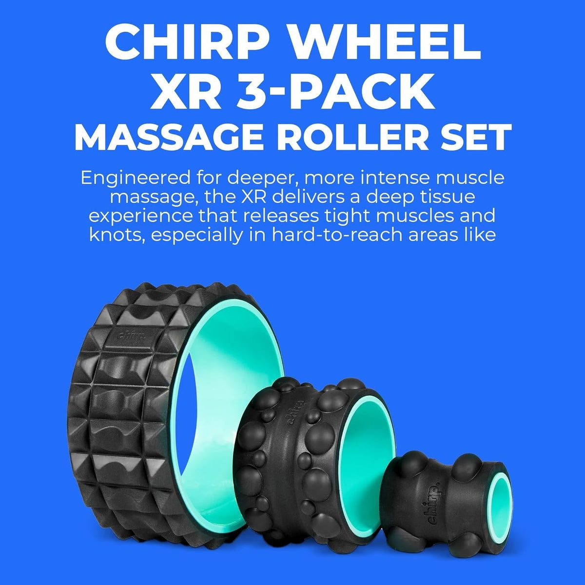 Massage Wheel Set Chirp 4 / 6 / 10" Diameter - W-XR-1064-MNT-D-Single - LL Medico