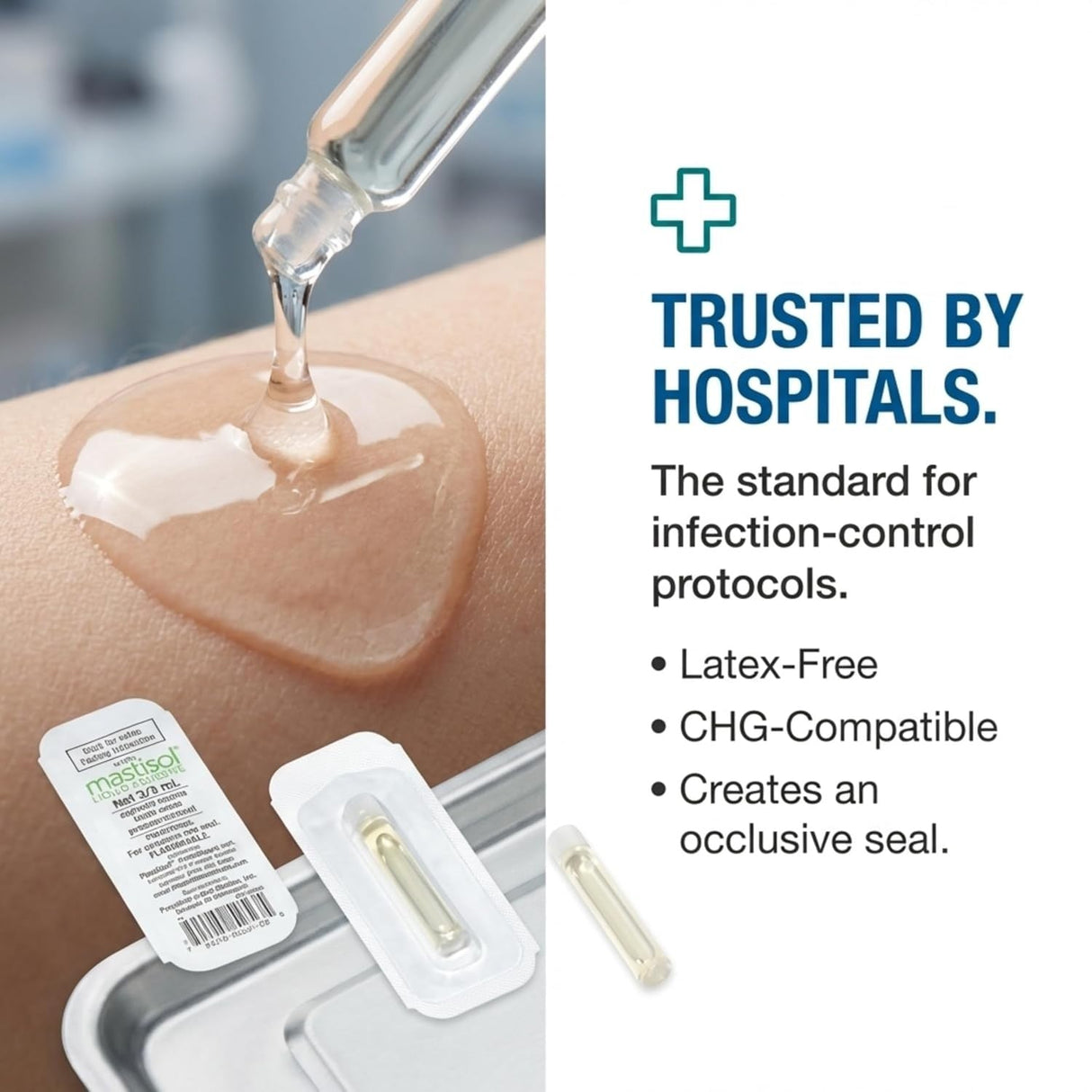 Mastisol Liquid Adhesive, Latex-Free, 2/3 mL Vials - 00496052306-Single - LL Medico