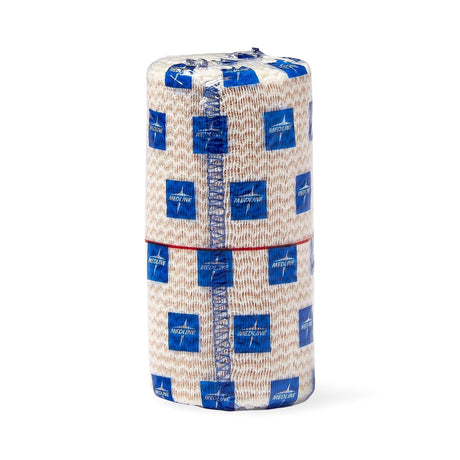 Matrix Elastic Bandage, Double Hook and Loop Closure, Natural, Cotton / Polyester, Nonsterile, Medium Compression, 5 Yard - MDS087002LF-Single - LL Medico