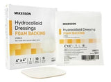 McKesson Hydrocolloid Dressing with Foam Backing, 4 x 4 Inch