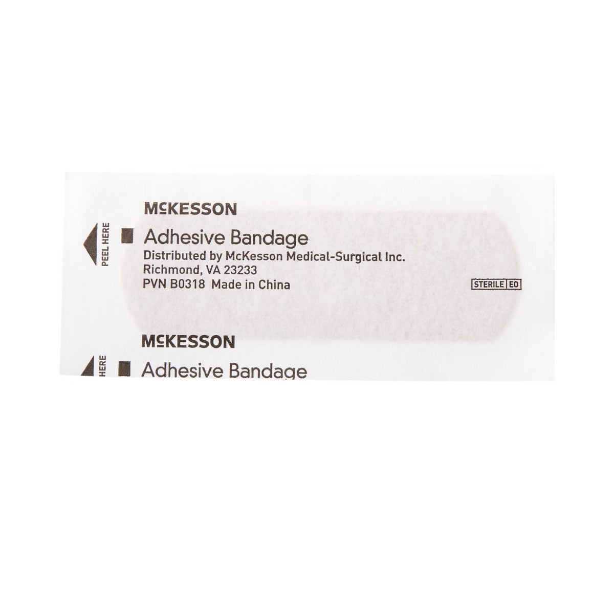 McKesson Adhesive Bandage Fabric Tan, Sterile, 1" x 3" - 16-4811-Box - LL Medico