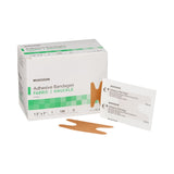 McKesson Adhesive Bandages Fabric Knuckle, Tan, Sterile, 1.5" x 3" - 16-4814-Box - LL Medico