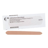 McKesson Adhesive Bandages Plastic Strip, Sterile, 3/4" x 3" - 16-4823-Box - LL Medico