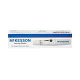 McKesson Adjustable Depth Lancing Device, Spring - Loaded Trigger Button - 06-005X - LL Medico