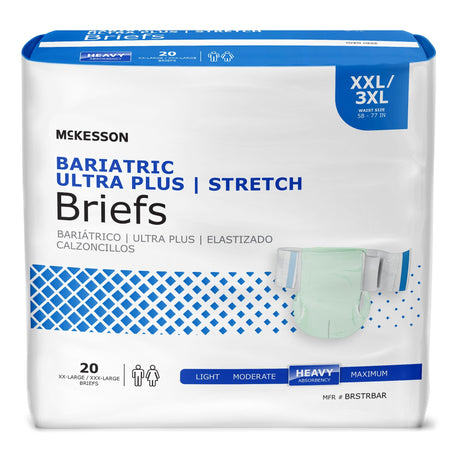 McKesson Adult Briefs, Ultra Plus - BRSTRBAR-Pack - LL Medico