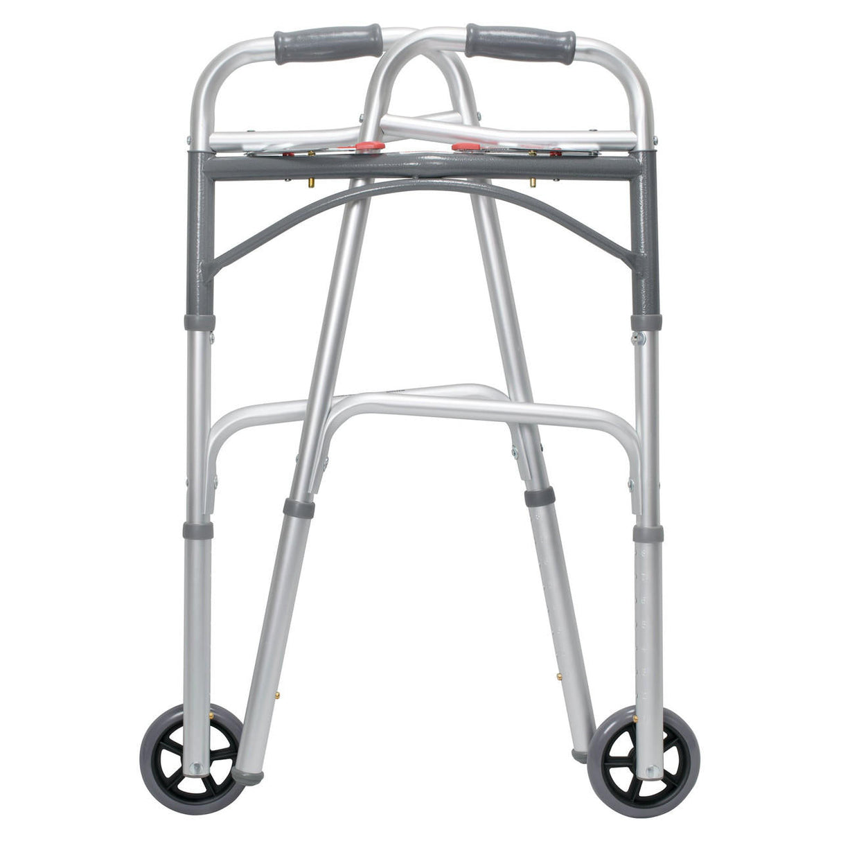 McKesson Adult Folding Walker w/ Wheels - 146-10210-4 - LL Medico