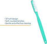 McKesson Adult Soft Bristle Straight Toothbrush, Green - 959-Box - LL Medico