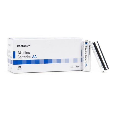 McKesson Alkaline Battery, AA Cell, 1.5 Volt, Disposable - 4855-Single - LL Medico