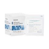 McKesson All-Purpose Sponges Sterile, Non-Woven 100% Cotton 4-Ply, 2" x 2" - 16-4224-Box - LL Medico