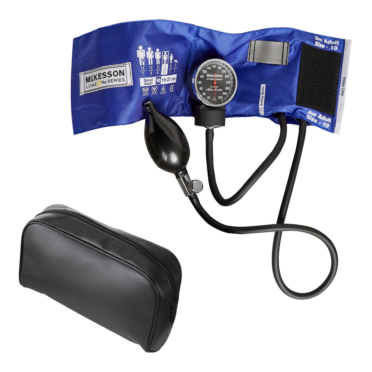 McKesson Aneroid Blood Pressure Monitor, Pocket, Small Adult, 19-27 cm - 01-720-10SARBGM-Box - LL Medico