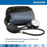 McKesson Aneroid Sphygmomanometer, Pocket Style, Large Adult Cuff, 34 - 50 cm - 01-775-12XNGM-Box - LL Medico