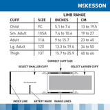 McKesson Aneroid Sphygmomanometer, Pocket Style, Large Adult Cuff, 34 - 50 cm - 01-775-12XNGM-Box - LL Medico