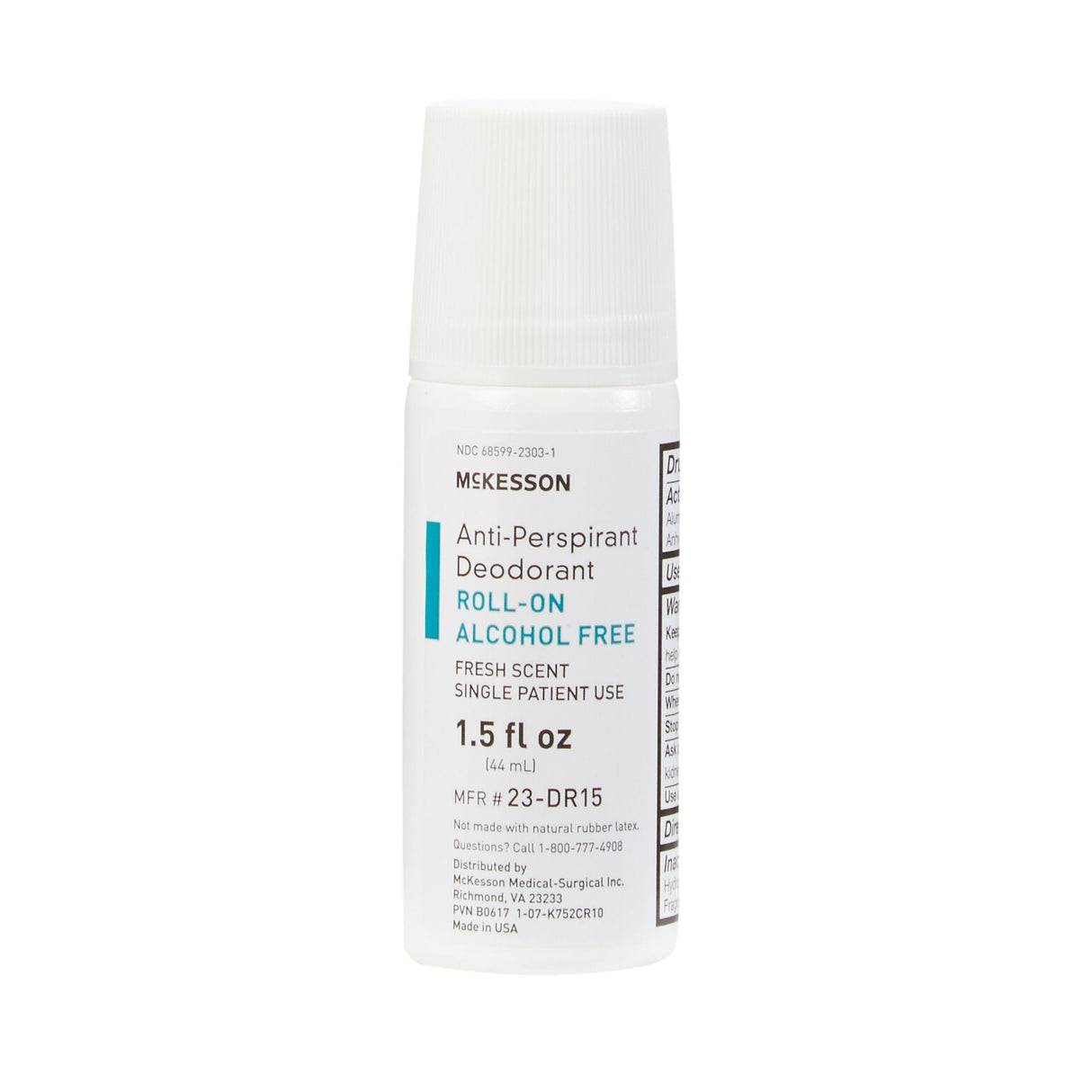 McKesson Antiperspirant / Deodorant, Fresh Scent, 1.5 oz Roll-On - 23-DR15-Single - LL Medico