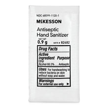 McKesson Antiseptic Hand Sanitizer Gel, 0.9 g - 82482-Box - LL Medico
