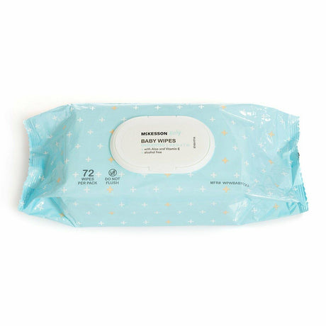 McKesson Baby Wipes, Unscented - WPWBABY72U-Pack - LL Medico