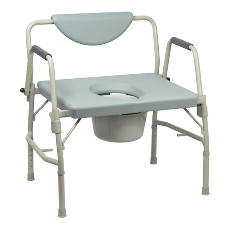 McKesson Bariatric Commode Chair, Steel Frame - 146-11135-1 - LL Medico