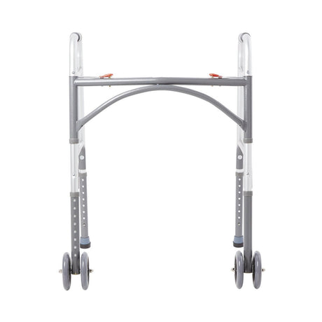 McKesson Bariatric Folding Walker w/ Wheels - 146-10220-2WW - LL Medico