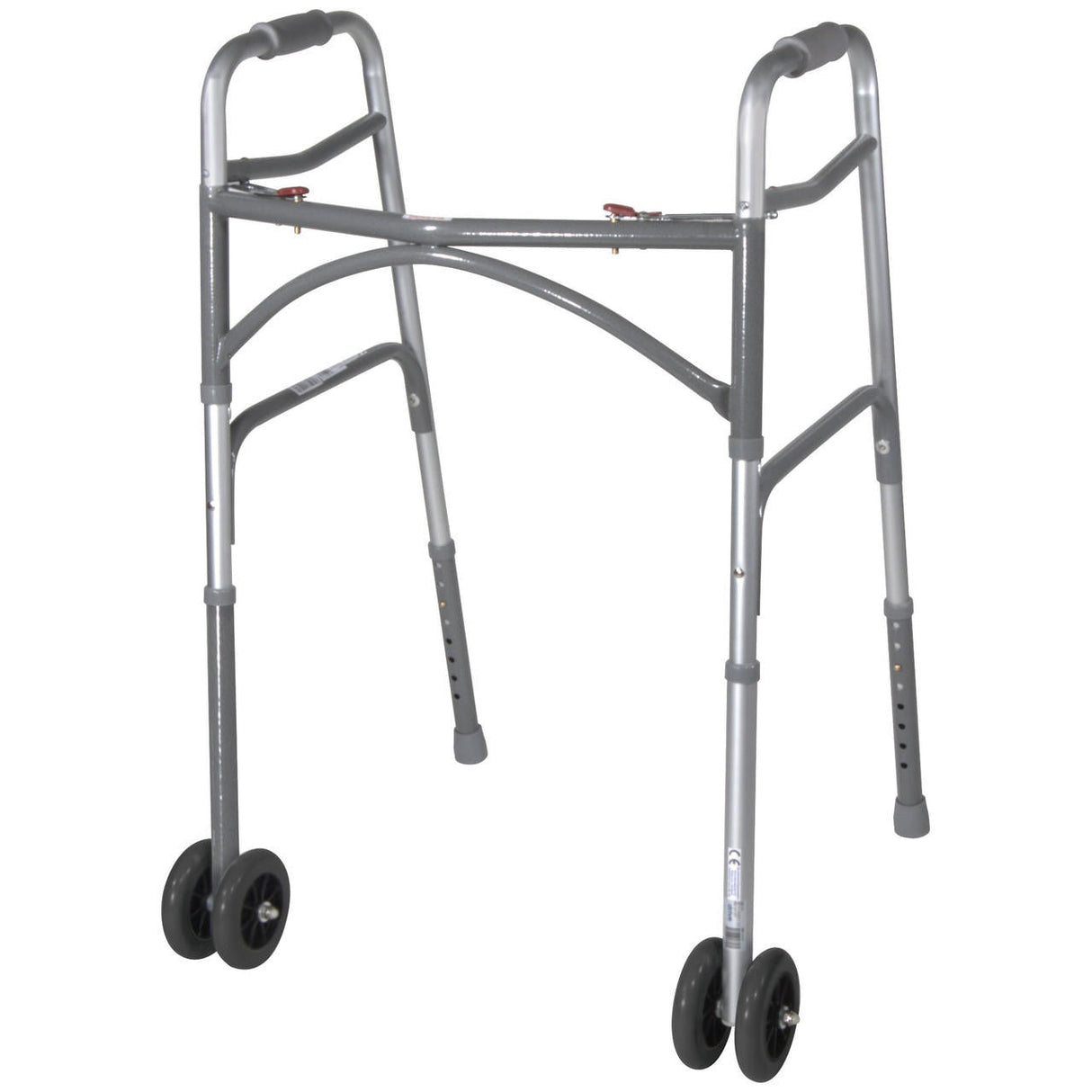 McKesson Bariatric Folding Walker w/ Wheels - 146-10220-2WW - LL Medico