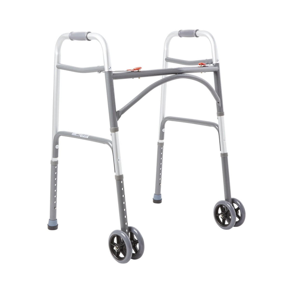 McKesson Bariatric Folding Walker w/ Wheels - 146-10220-2WW - LL Medico