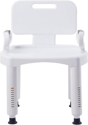 McKesson Bath Bench, Fixed Handle, No Backrest - 146-RTL12203KDR - LL Medico