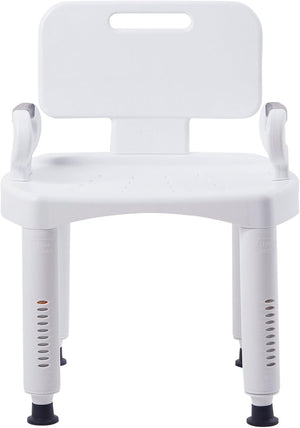 McKesson Bath Bench, Fixed Handle, No Backrest - 146-RTL12203KDR - LL Medico