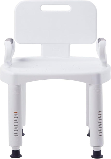 McKesson Bath Bench, Fixed Handle, No Backrest - 146-RTL12203KDR - LL Medico