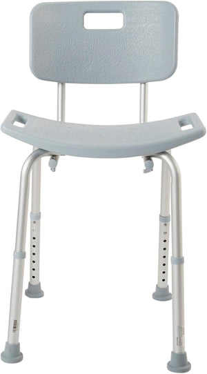 McKesson Bath Bench, Fixed Handle, Removable Back - 146-RTL12202KDR - LL Medico