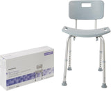 McKesson Bath Bench, Fixed Handle, Removable Back - 146-RTL12202KDR - LL Medico
