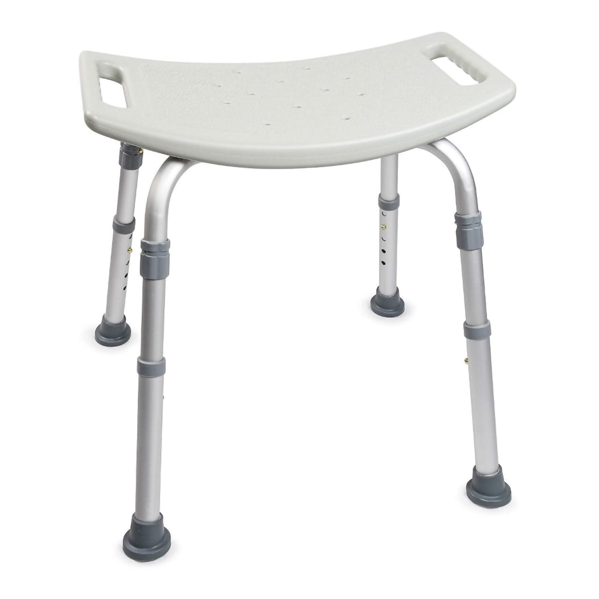 McKesson Bath Bench Transfer Shower Chair, Without Arms, Aluminum Frame, Without Backrest, 19.25" Seat Width, 300 lb Capacity - 146-12203KD-1-Single - LL Medico