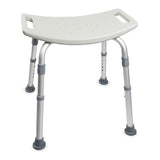 McKesson Bath Bench Transfer Shower Chair, Without Arms, Aluminum Frame, Without Backrest, 19.25" Seat Width, 300 lb Capacity - 146-12203KD-1-Single - LL Medico