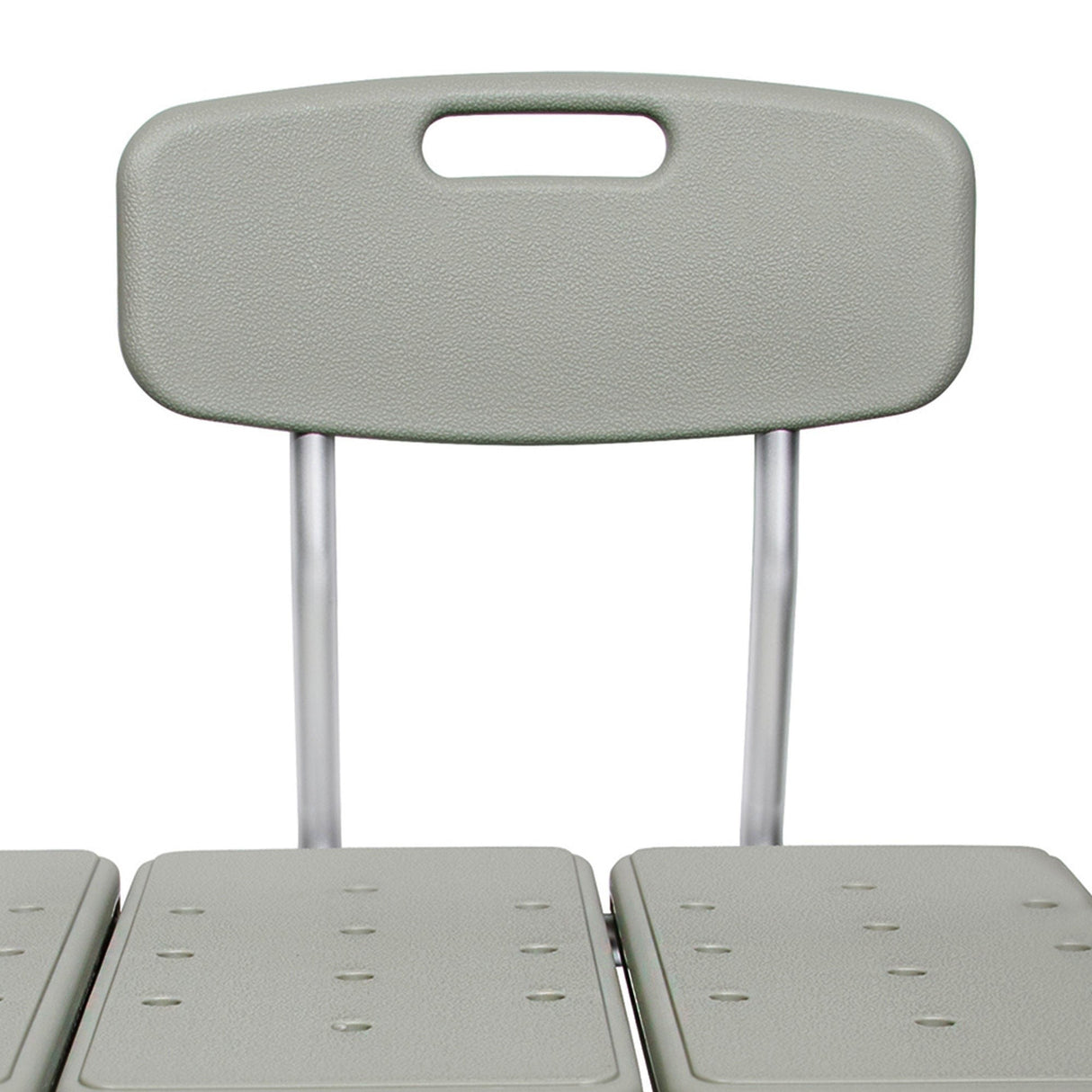 McKesson Bath Transfer Bench, Removable Arm Rail, Adjustable Seat Height 17.5" to 22.5", 400 lb Capacity - 146-12011KD-1-Single - LL Medico