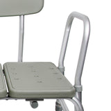 McKesson Bath Transfer Bench, Removable Arm Rail, Adjustable Seat Height 17.5" to 22.5", 400 lb Capacity - 146-12011KD-1-Single - LL Medico
