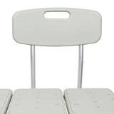 McKesson Bath Transfer Bench with Removable Arm Rail, 17.5" to 22.5" Seat Height, 400 lb Capacity - 146-RTL12031KDR-Single - LL Medico