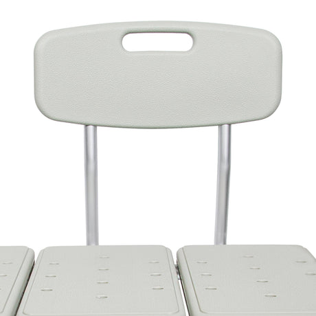 McKesson Bath Transfer Bench with Removable Arm Rail, 17.5" to 22.5" Seat Height, 400 lb Capacity - 146-RTL12031KDR-Single - LL Medico