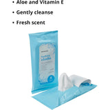 McKesson Bathing Cloths, Scented Rinse-Free Wipes, 8" x 8" - 16-7900-Pack - LL Medico