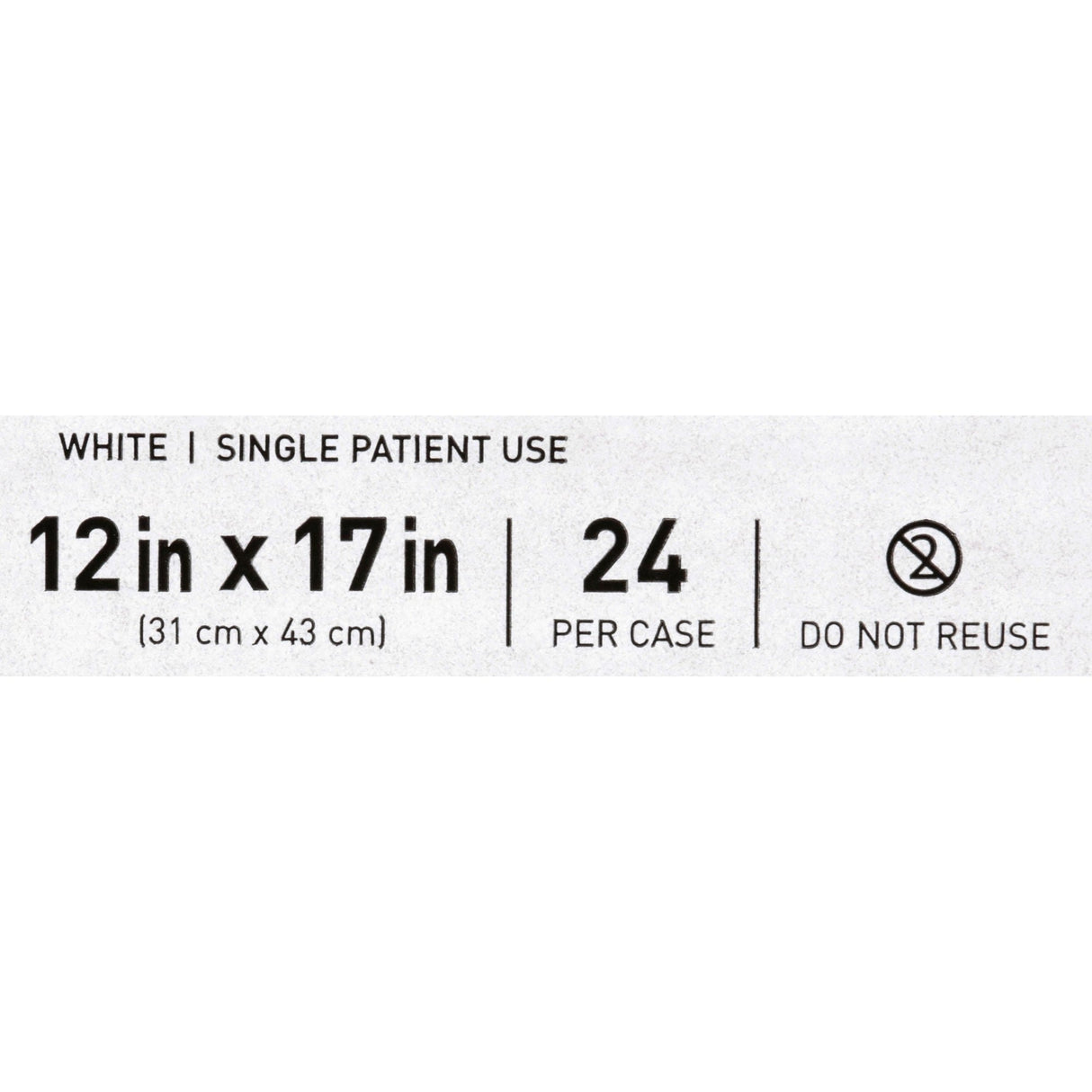 McKesson Bed Pillow, White, 12" x 17" - 41-1217-M-Single - LL Medico