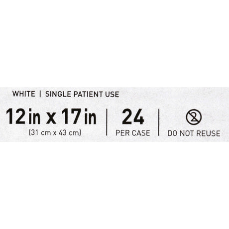 McKesson Bed Pillow, White, 12" x 17" - 41-1217-M-Single - LL Medico