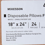 McKesson Bed Pillow, White, 18" x 24" - 41-1824-F-Single - LL Medico