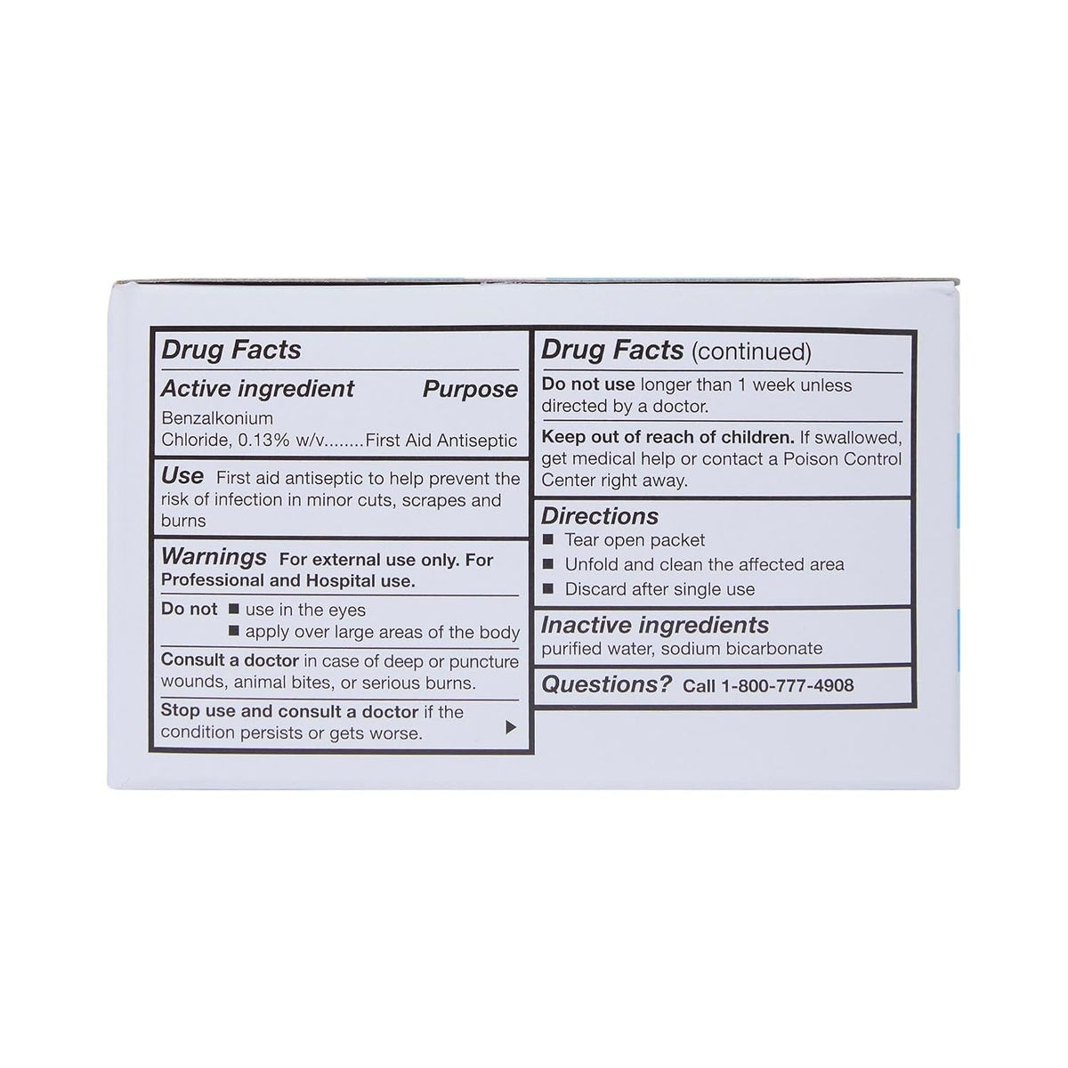 McKesson Benzalkonium Chloride Antiseptic Towelettes, Unscented - 269-Box - LL Medico