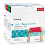 McKesson CanDo Exercise Resistance Band, Red, Light Resistance, 5" x 50 Yard - 169-5622-Single - LL Medico