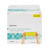McKesson CanDo Exercise Resistance Band, Yellow, X-Light, 5" x 25 Yard - 169-5631-Single - LL Medico