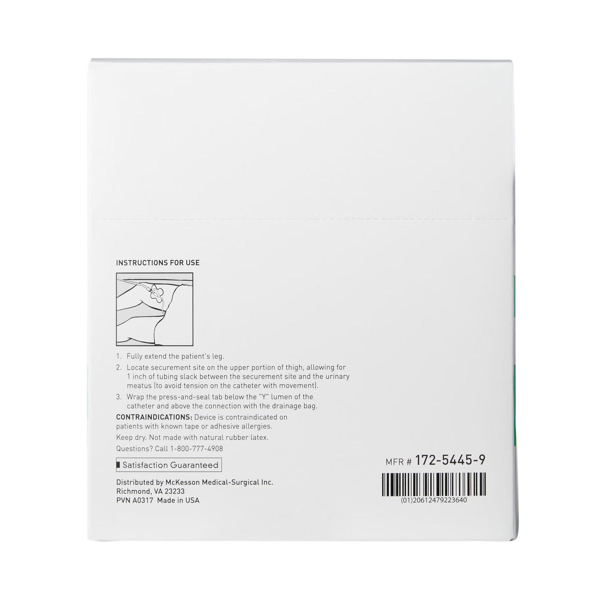 McKesson Catheter Securement Device, Single Tab, 1/2" - 172-5445-9-Single - LL Medico
