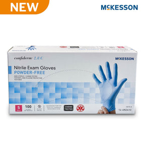 McKesson Confiderm 2.8C Nitrile Exam Gloves - 14-6N241C-Box - LL Medico
