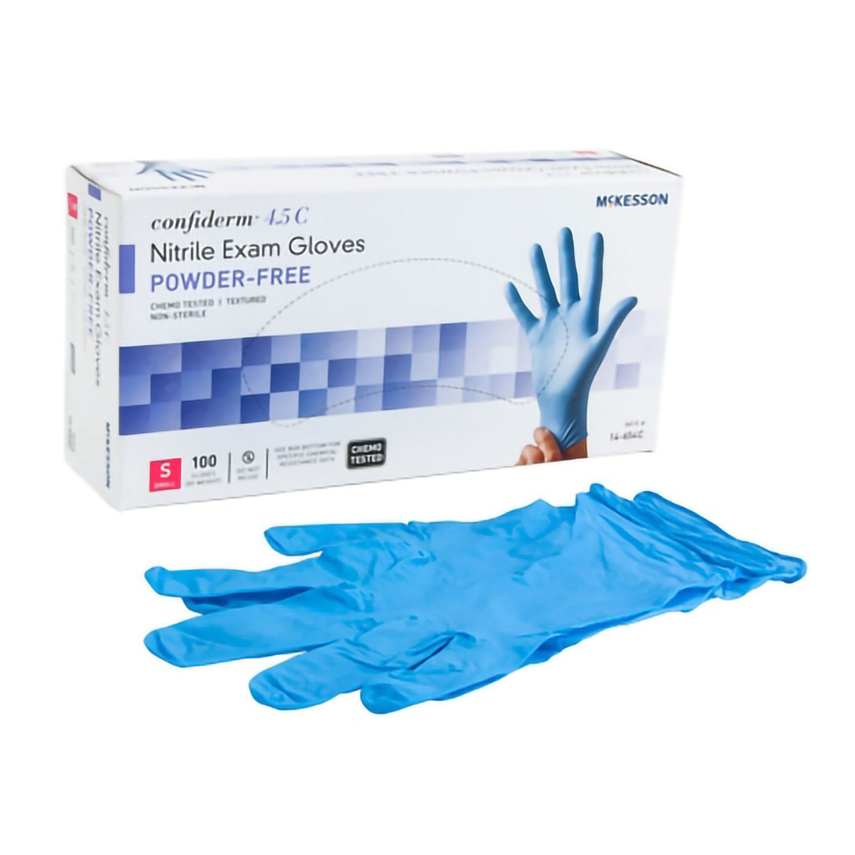 McKesson Confiderm 4.5C Nitrile Exam Glove - 14-654C-Box - LL Medico