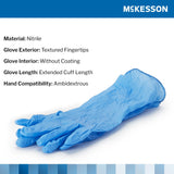 McKesson Confiderm 6.5CX Nitrile Extended Cuff Length Exam Glove - 14-674C-Box - LL Medico