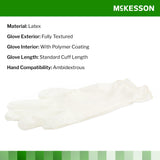 McKesson Confiderm Latex Exam Glove, Extra Small, Ivory - 14-1380-Box - LL Medico
