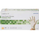 McKesson Confiderm PC Latex Exam Gloves, Powder-Free, Extra Small - 14-1380-Box - LL Medico