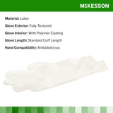 McKesson Confiderm PC Latex Exam Gloves, Powder-Free, Extra Small - 14-1380-Box - LL Medico